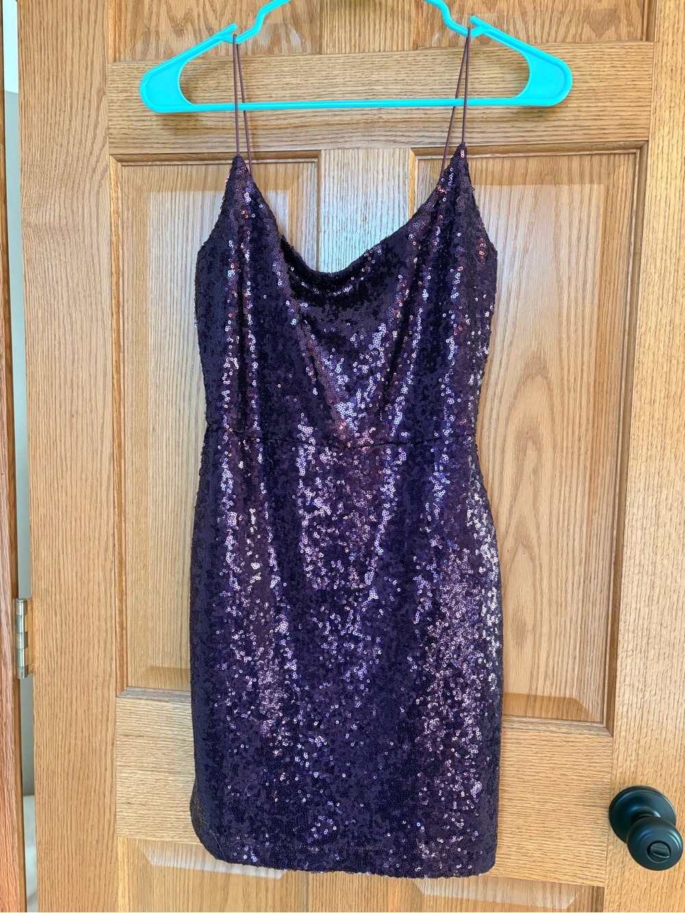 Windsor Purple Sequin Mini Dress